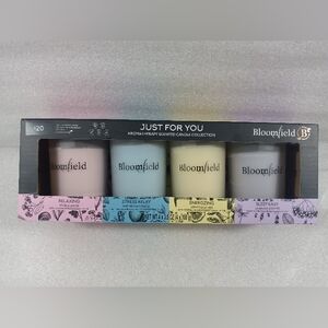 Bloomfield 4 Pack Just For You Aromatherapy Scented Candle Collection NIB